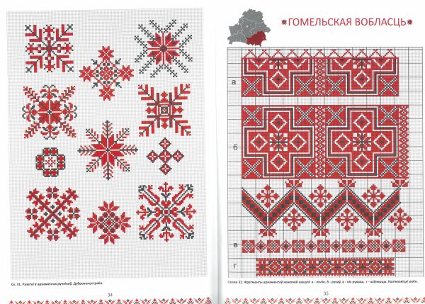 Беларуская вышыўка. Крыжык. Частка 2. Узорнік